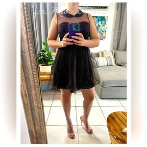 Betsey Johnson Sweetheart Polkadot Tule dress